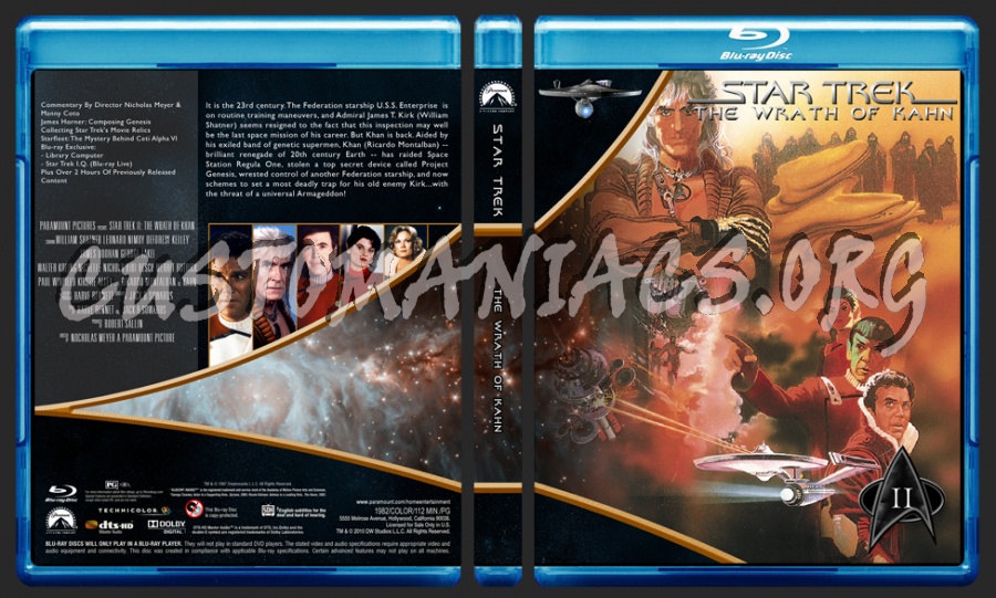 Star Trek Movie Collection blu-ray cover