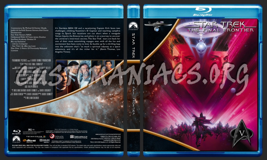 Star Trek Movie Collection blu-ray cover