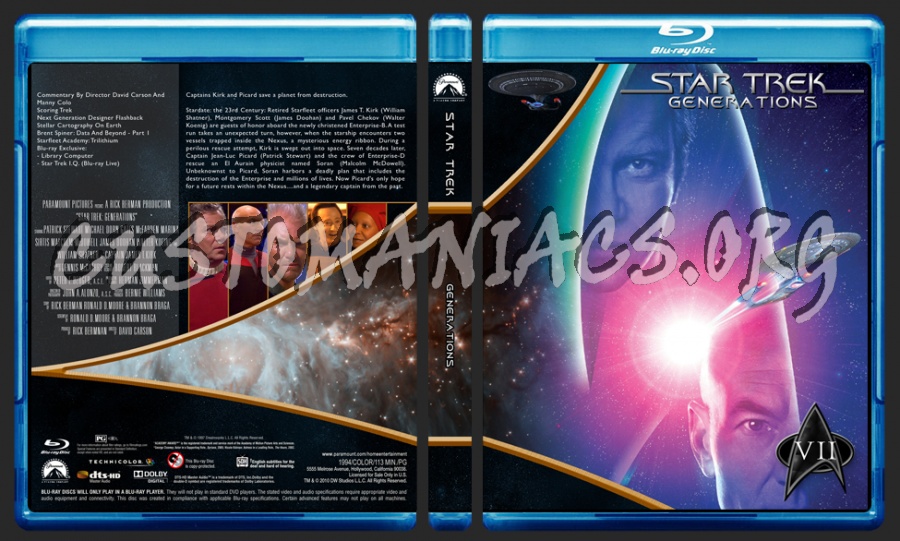 Star Trek Movie Collection blu-ray cover