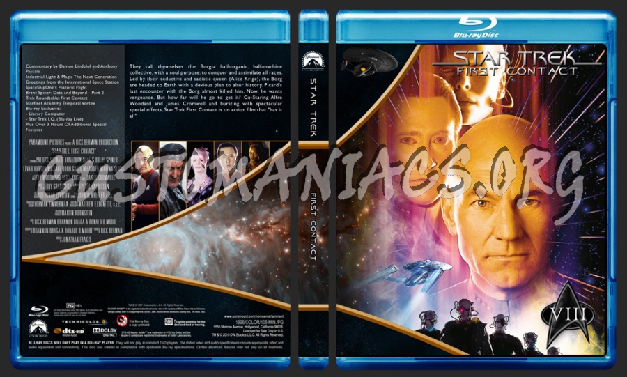 Star Trek Movie Collection blu-ray cover