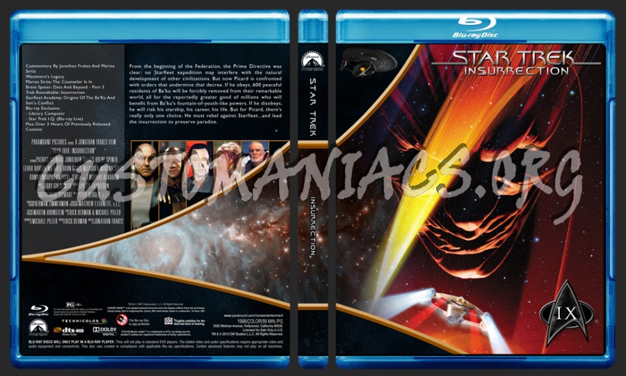 Star Trek Movie Collection blu-ray cover