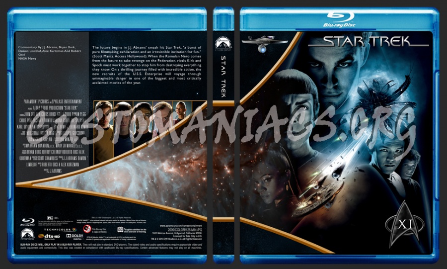 Star Trek Movie Collection blu-ray cover