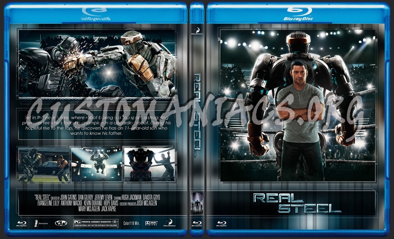 Real Steel blu-ray cover