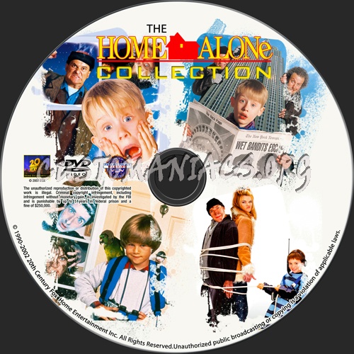 The Home Alone Collection dvd label