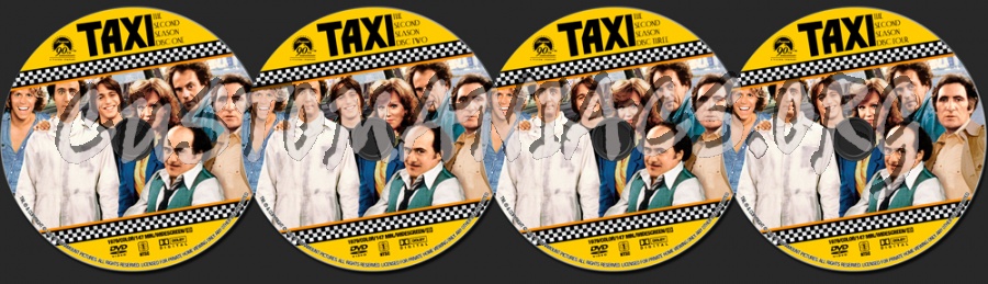 Taxi Season 2 dvd label