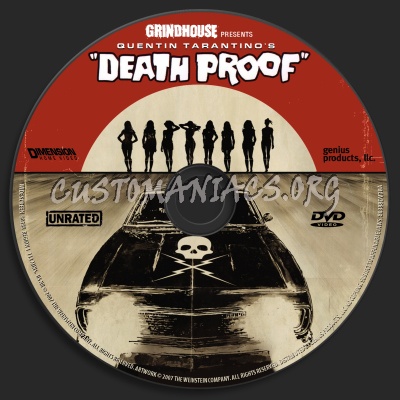 Death Proof dvd label