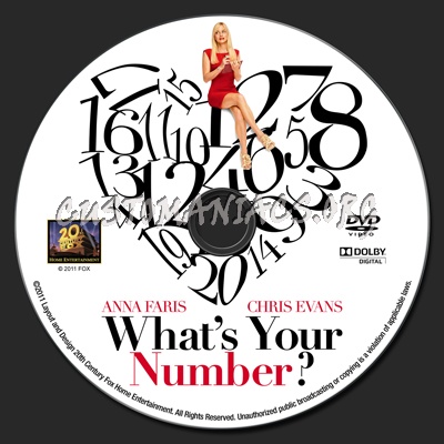What's Your Number? dvd label