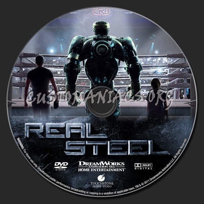 Real Steel dvd label