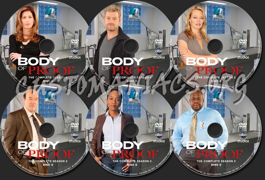 Body of Proof Season 2 dvd label