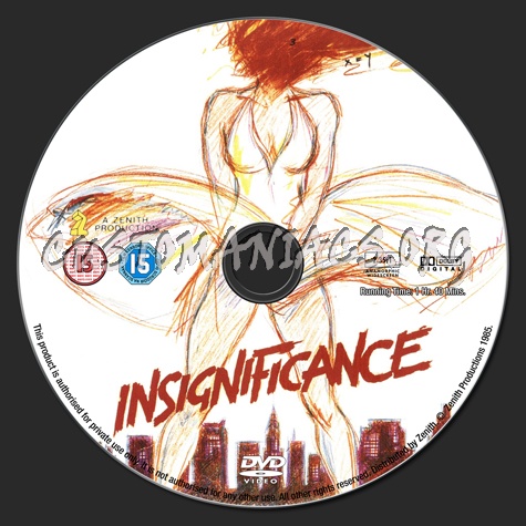 Insignificance dvd label