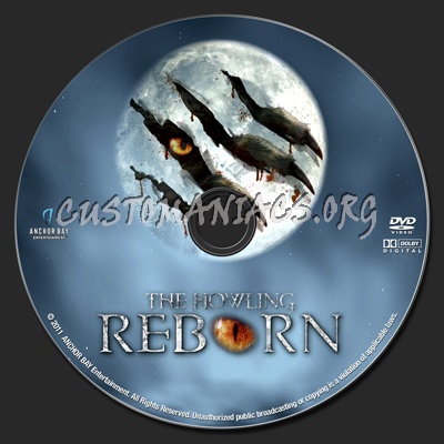 The Howling : Reborn dvd label
