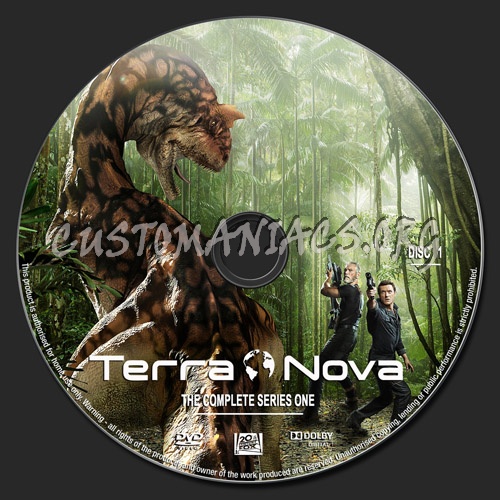 Terra Nova Series 1 dvd label