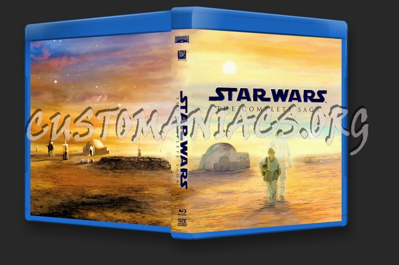 Star Wars The Complete Saga blu-ray cover