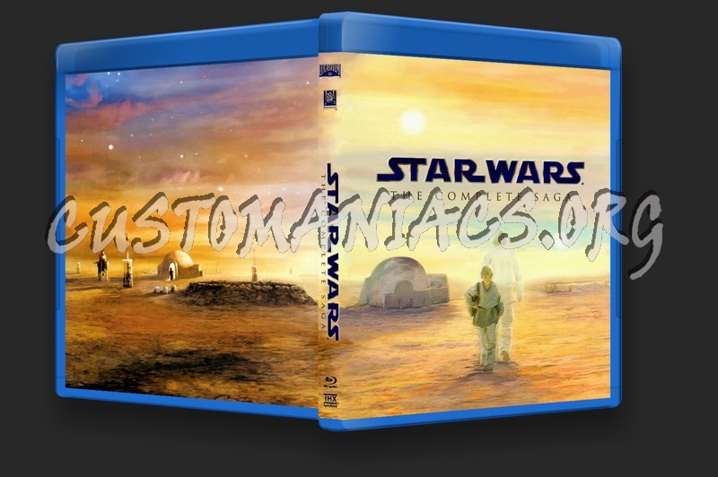Star Wars The Complete Saga blu-ray cover