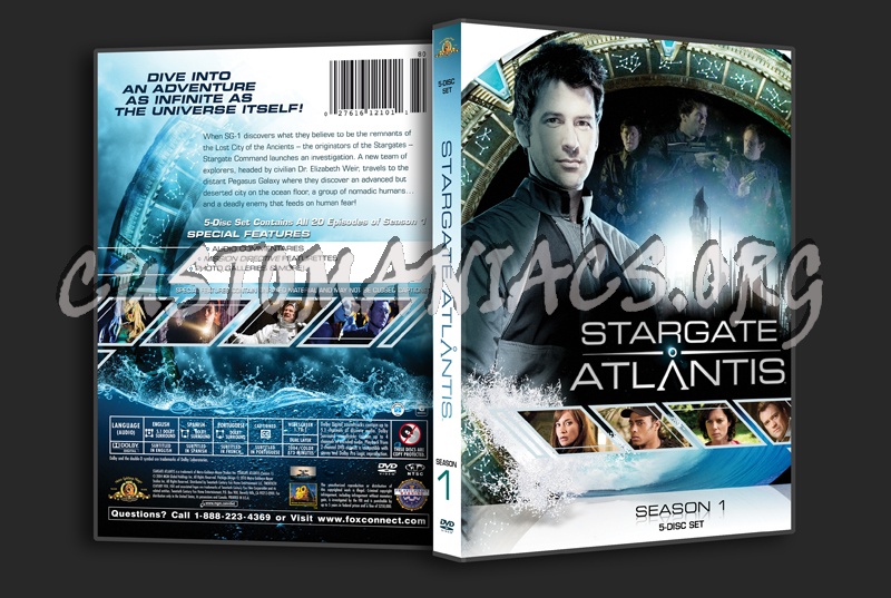 Stargate Atlantis Season 1 dvd cover