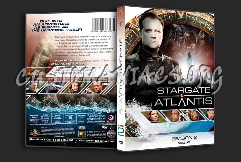Stargate Atlantis Season 2 dvd cover