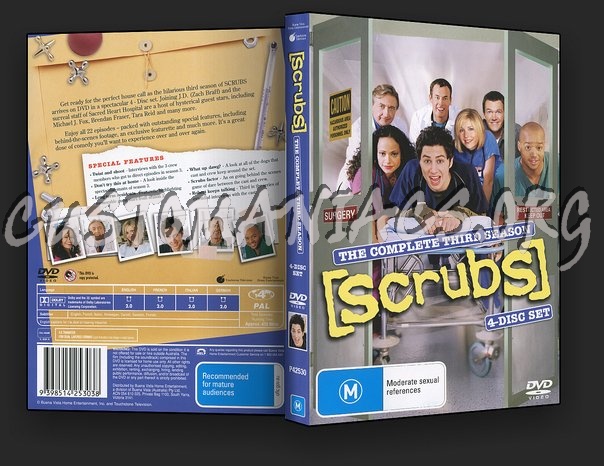 Scrubs Season 3 dvd cover
