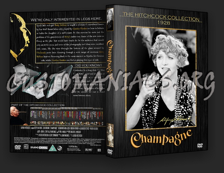 Champagne - The Alfred Hitchcock Collection dvd cover
