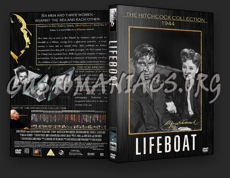 Lifeboat - The Alfred Hitchcock Collection dvd cover