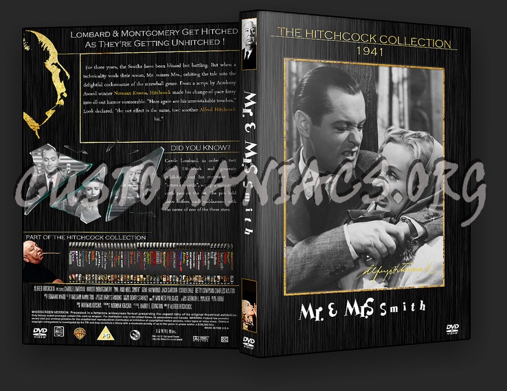 Mr and Mrs Smith - The Alfred Hitchcock Collection dvd cover