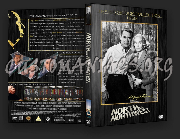North by Northwest - The Alfred Hitchcock Collection dvd cover