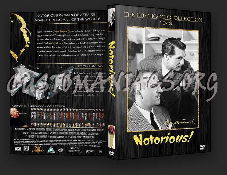 Notorious - The Alfred Hitchcock Collection dvd cover