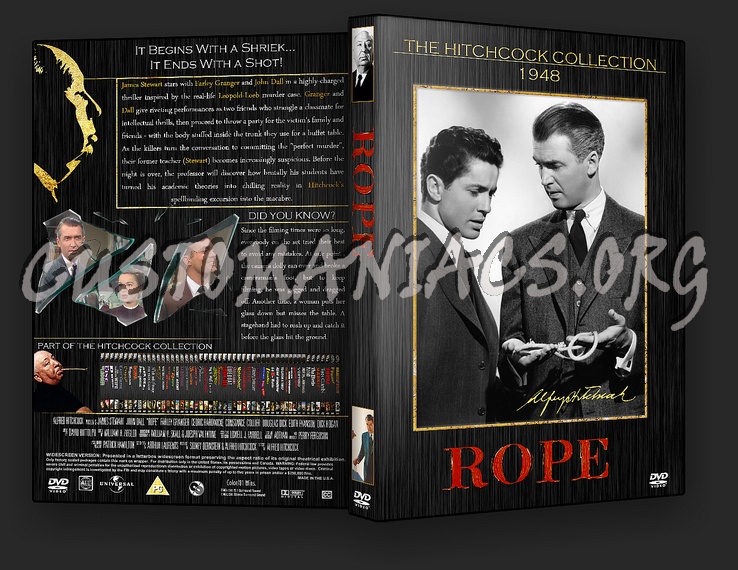 Rope - The Alfred Hitchcock Collection dvd cover
