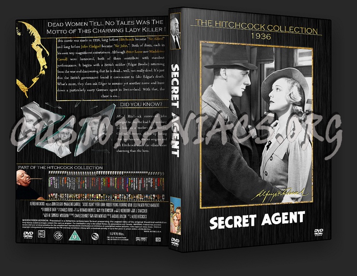 Secret Agent - The Alfred Hitchcock Collection dvd cover