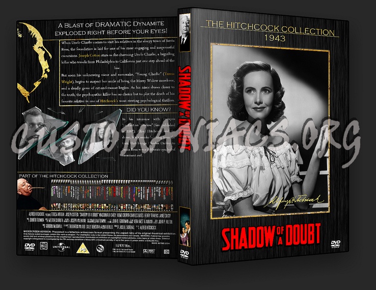 Shadow of a Doubt - The Alfred Hitchcock Collection dvd cover