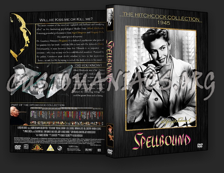 Spellbound - The Alfred Hitchcock Collection dvd cover