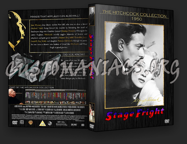 Stage Fright - The Alfred Hitchcock Collection dvd cover