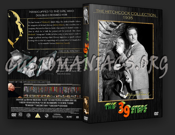 The 39 Steps - The Alfred Hitchcock Collection dvd cover