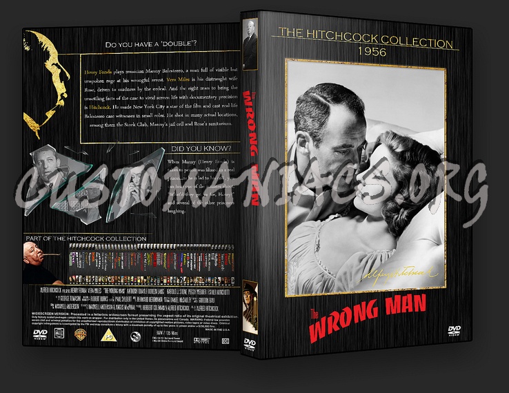 The Wrong Man - The Alfred Hitchcock Collection dvd cover