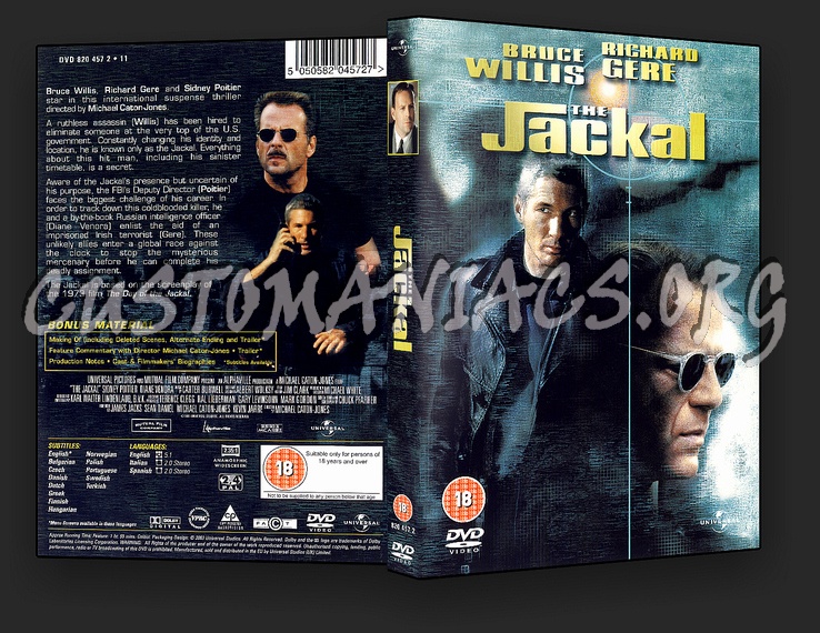 The Jackal dvd cover