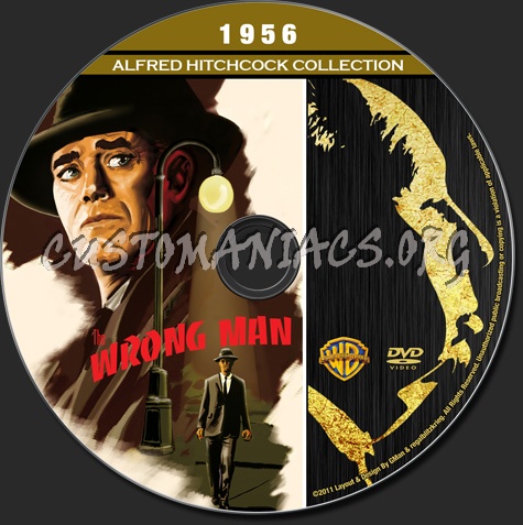 Alfred Hitchcock Collection - The Wrong Man dvd label