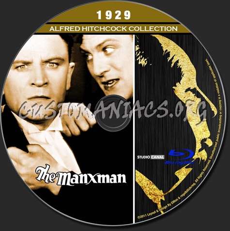 Alfred Hitchcock Collection - The Manxman blu-ray label