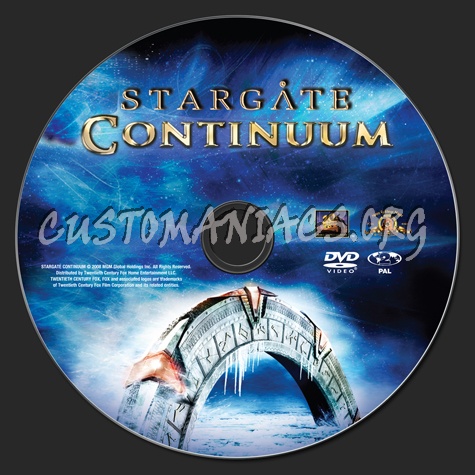 Stargate Continuum dvd label