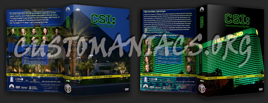 CSI: Season 1-6 dvd cover