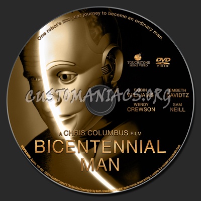 Bicentennial Man dvd label