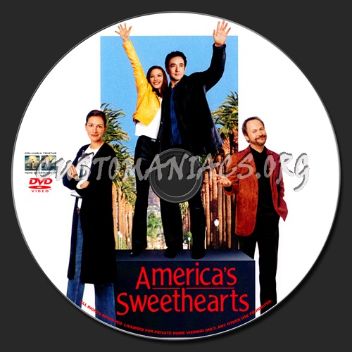America's Sweethearts dvd label