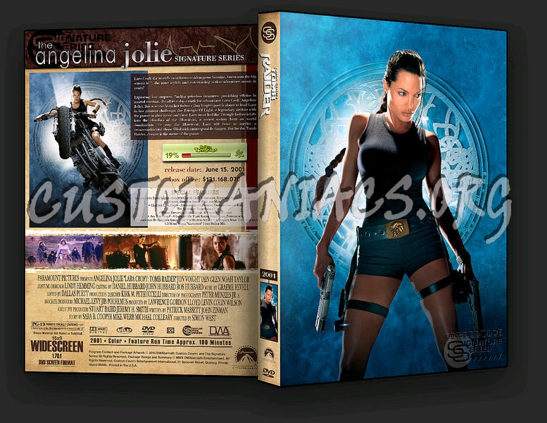 Lara Croft: Tomb Raider dvd cover