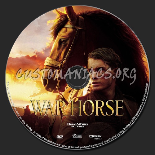 War Horse dvd label