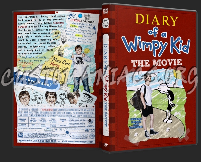 Diary of a Wimpy Kid dvd cover