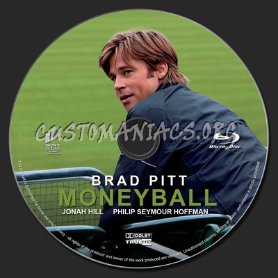 Moneyball blu-ray label