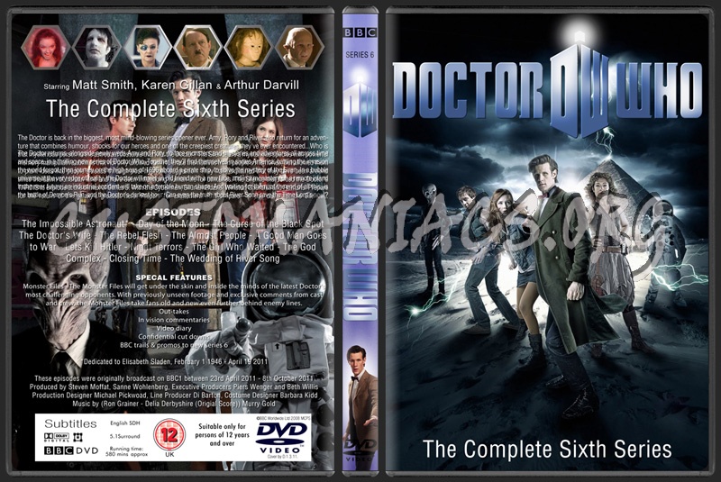 Doctor Who Complete Series 1-6 dvd cover