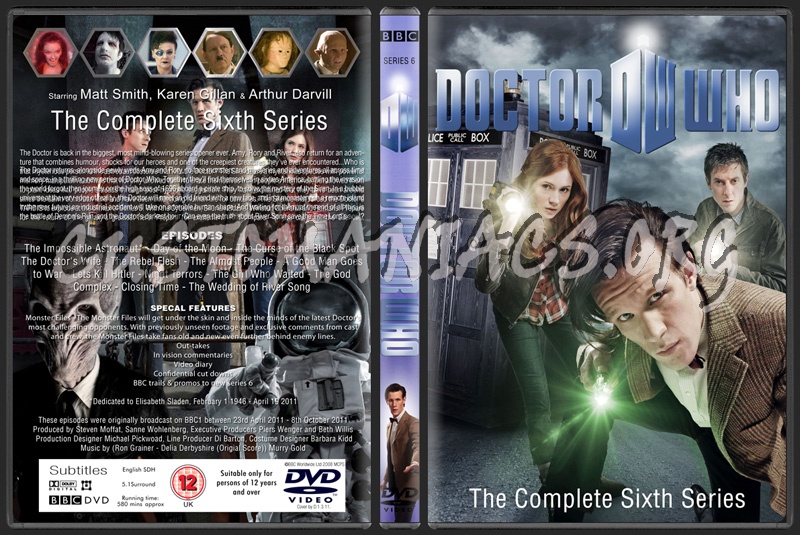 Doctor Who Complete Series 1-6 dvd cover