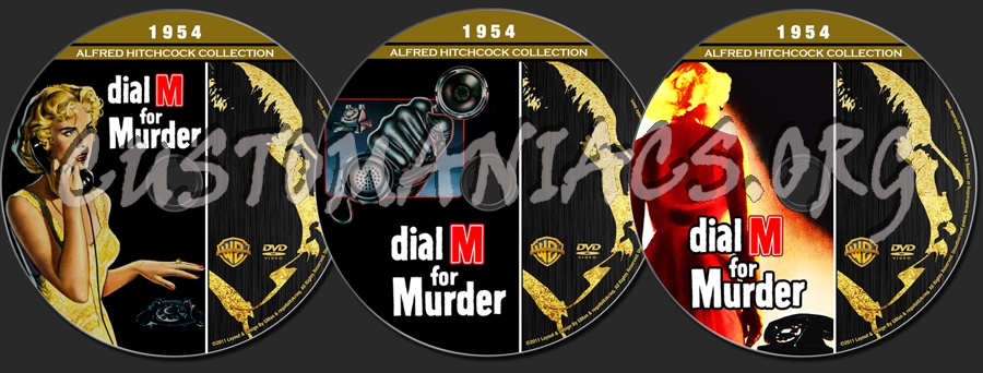Alfred Hitchcock Collection - Dial M For Murder dvd label