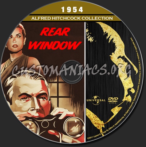 Alfred Hitchcock Collection - Rear Window dvd label