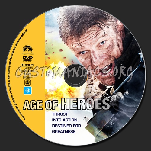 Age Of Heroes dvd label