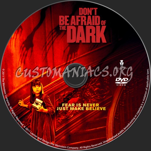 Don't Be Afraid of the Dark dvd label